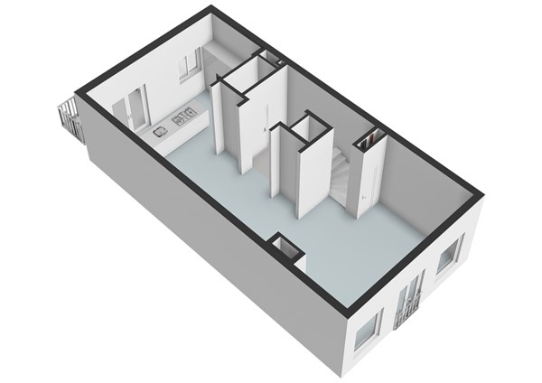 Floorplan - Willemsparkweg 177B, 1071 GZ Amsterdam